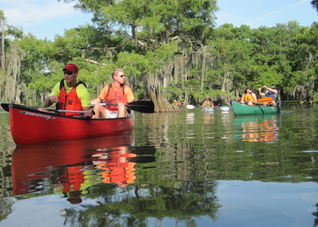 atchafalaya canoeists